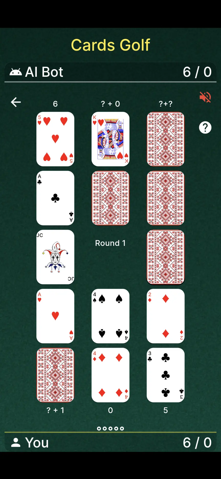 Cards Golf Screenshot 2