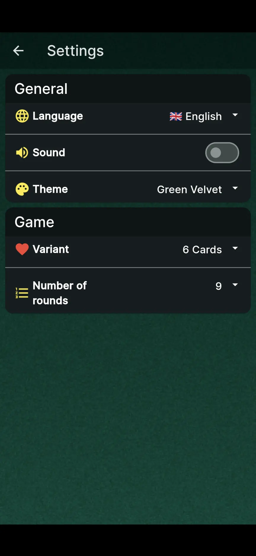 Cards Golf Screenshot 5